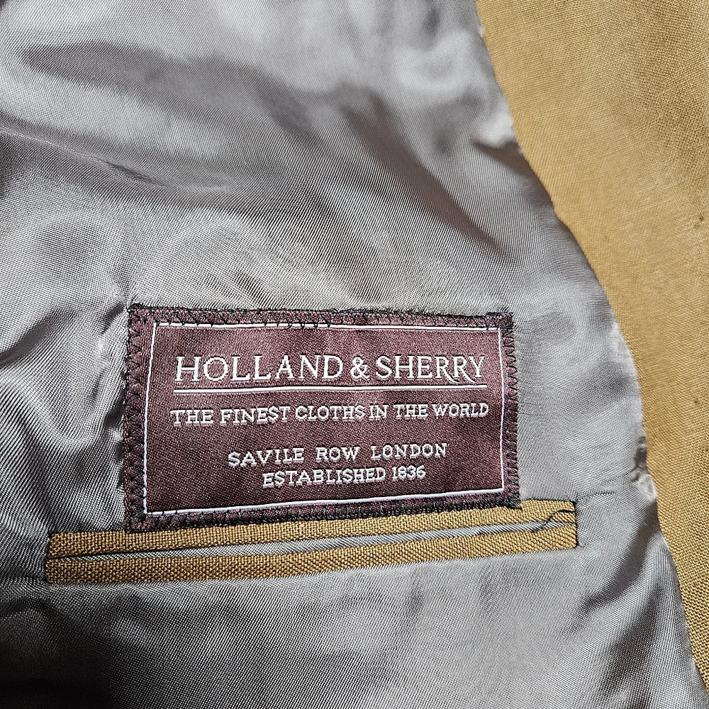 Men's Brown Sport Coat Blazer - Picture 6 of 9